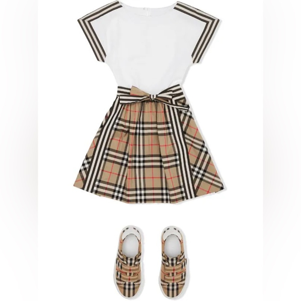 Burberry Vintage Check-print dress
